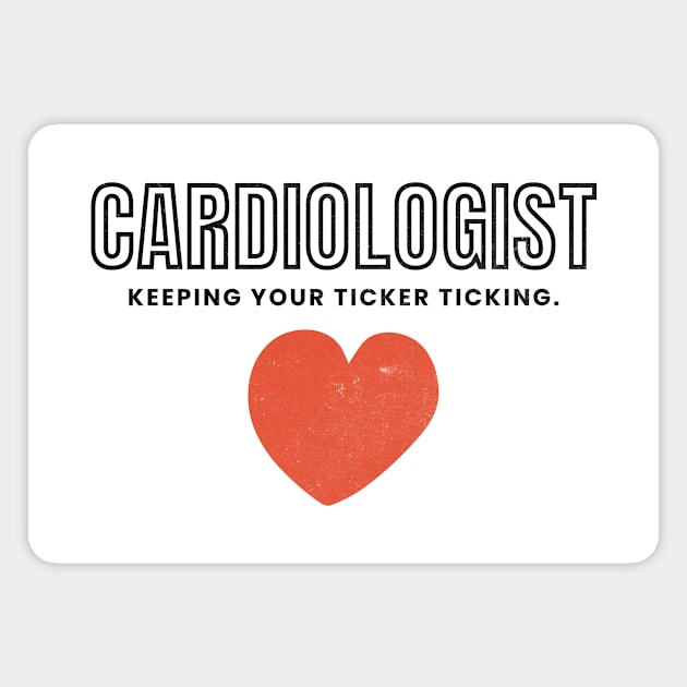 Cardiology Puns Magnet by MEWRCH